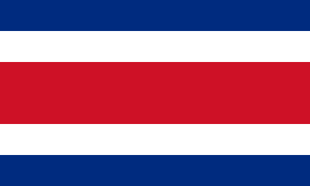Costa Rica National/Merchant Courtesy Flag
