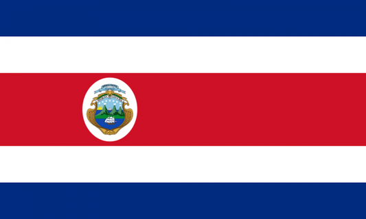 Costa Rica State Courtesy Flag