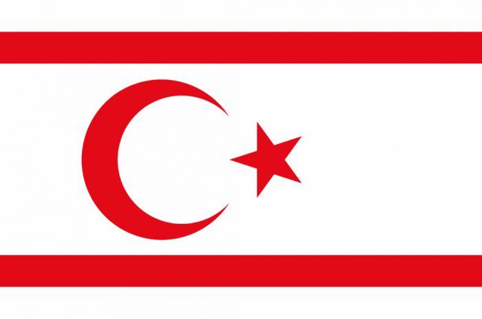 Cyprus Northern Courtesy Flag