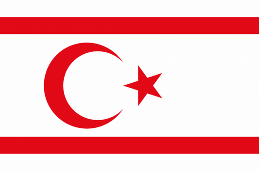Cyprus Northern Courtesy Flag