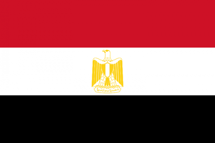 Egypt Courtesy Flag