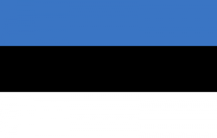 Estonia Courtesy Flag
