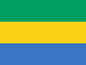 Gabon Courtesy Flag