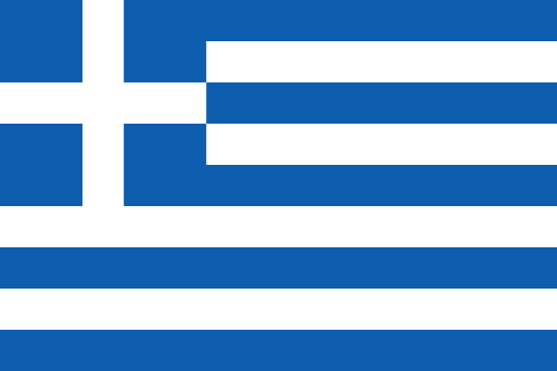 Greece Sewn National/Merchant Courtesy Flag