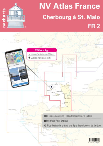 NV Atlas France FR 2 - Cherbourg à St. Malo (Iles Anglo-Normandes) - Boat-Stuff