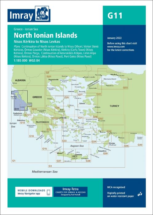 G11 North Ionian Islands (Imray Chart)