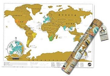 World Scratch Map - Travel Edition