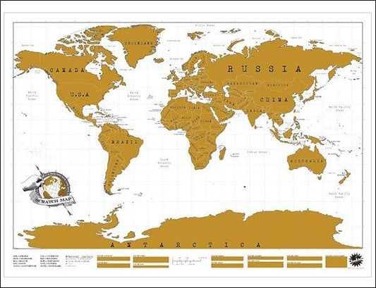 World Scratch Map