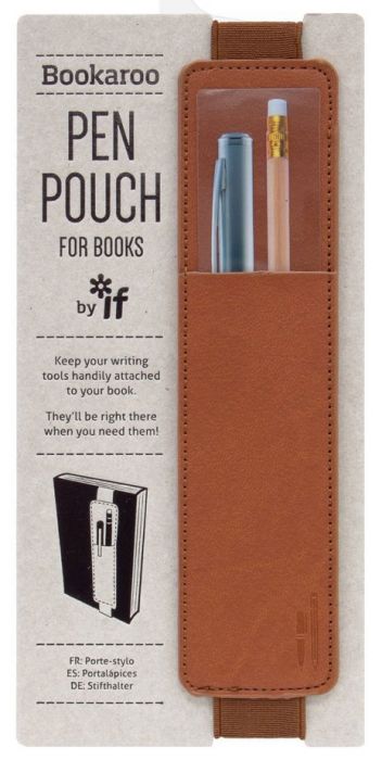 Bookaroo Pen Pouch - Brown