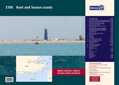 Imray Chart Pack - 2100 Kent and Sussex Coasts - Boat-Stuff