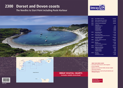 2300 Dorset and Devon Coasts Chart Pack (Imray Chart Folio)