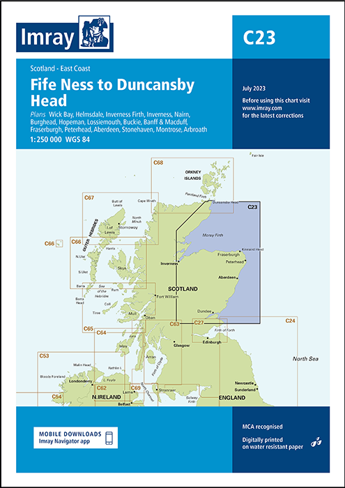 C23 Fife Ness to Duncansby Head (Imray Chart)