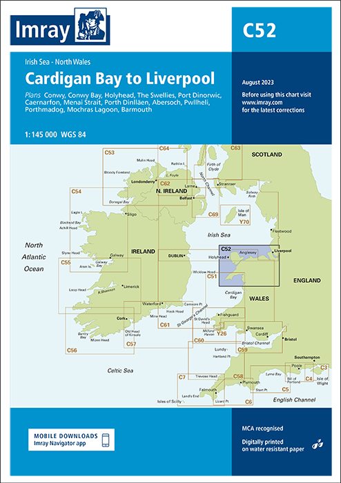 C52 Cardigan Bay to Liverpool (Imray Chart)