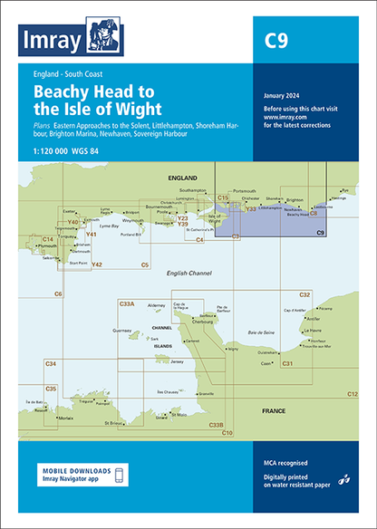 C9 Beachy Head to Isle of Wight (Imray Chart)