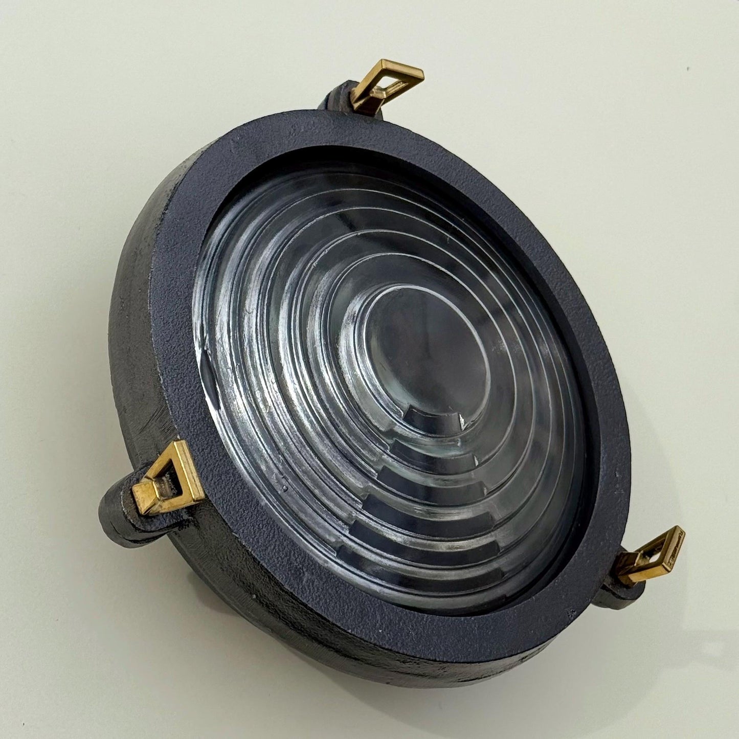Wroxham ~ Cast Pewter Coastal Lighthouse Wall Light Industrial Ceiling Fixture - Boat-Stuff