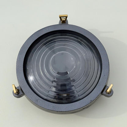 Wroxham ~ Cast Pewter Coastal Lighthouse Wall Light Industrial Ceiling Fixture