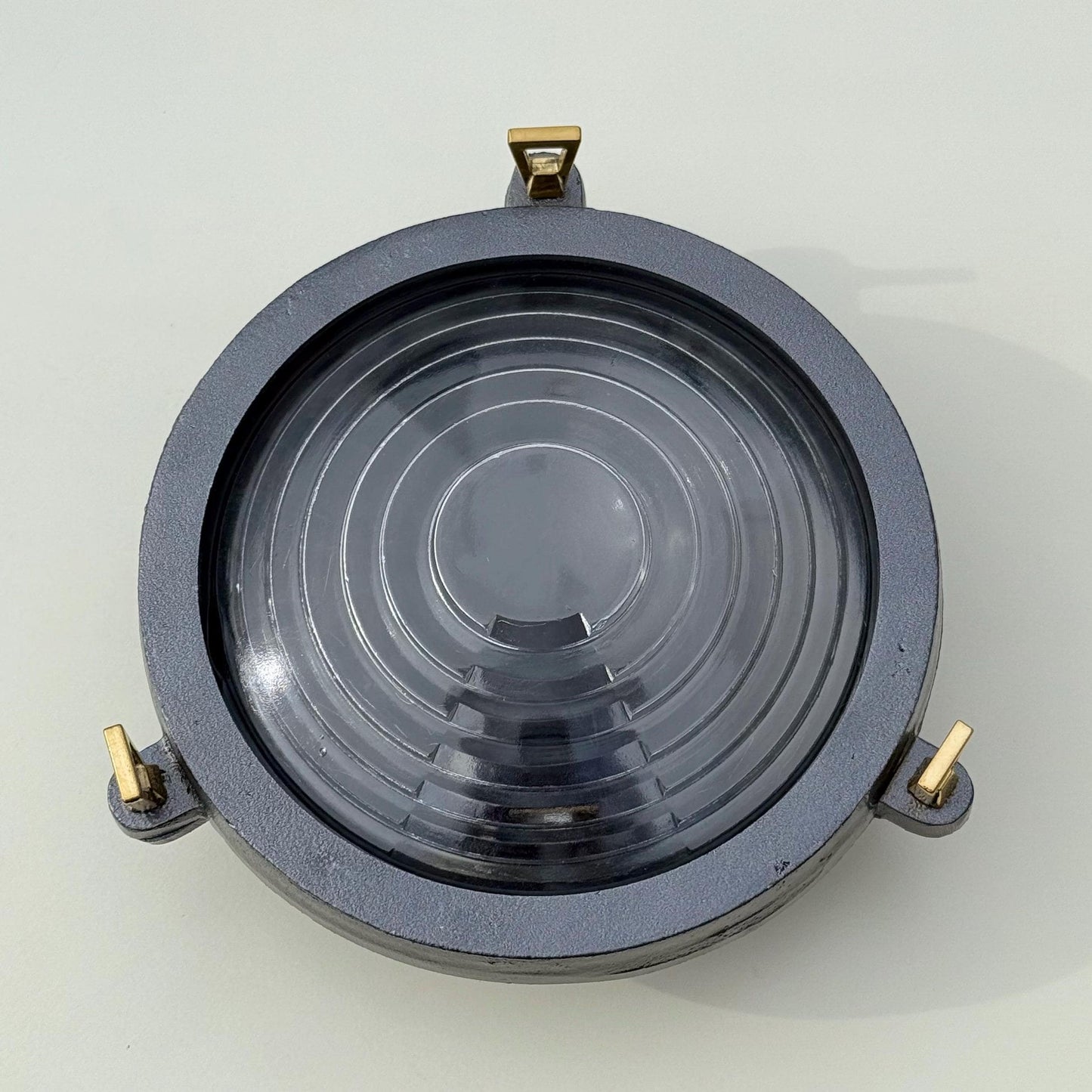 Wroxham ~ Cast Pewter Coastal Lighthouse Wall Light Industrial Ceiling Fixture - Boat-Stuff