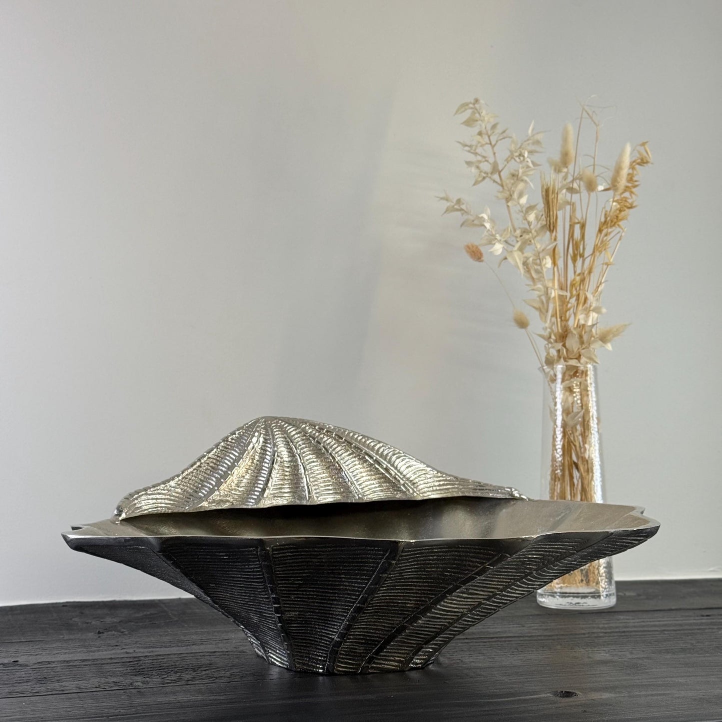 Clamshell Solid Champagne Ice Bucket ~ Wine Cooler