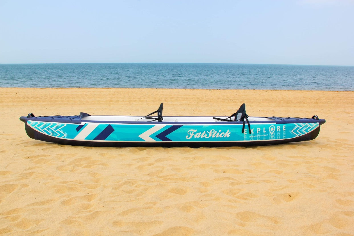 Inflatable 1 & 2 Person Drop Stitch Kayak Package | Canoe | iKayak