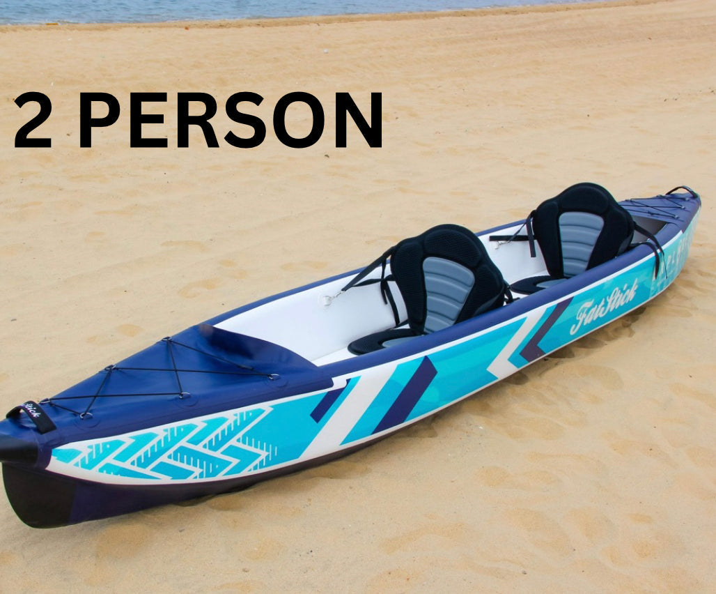 Inflatable 1 & 2 Person Drop Stitch Kayak Package | Canoe | iKayak