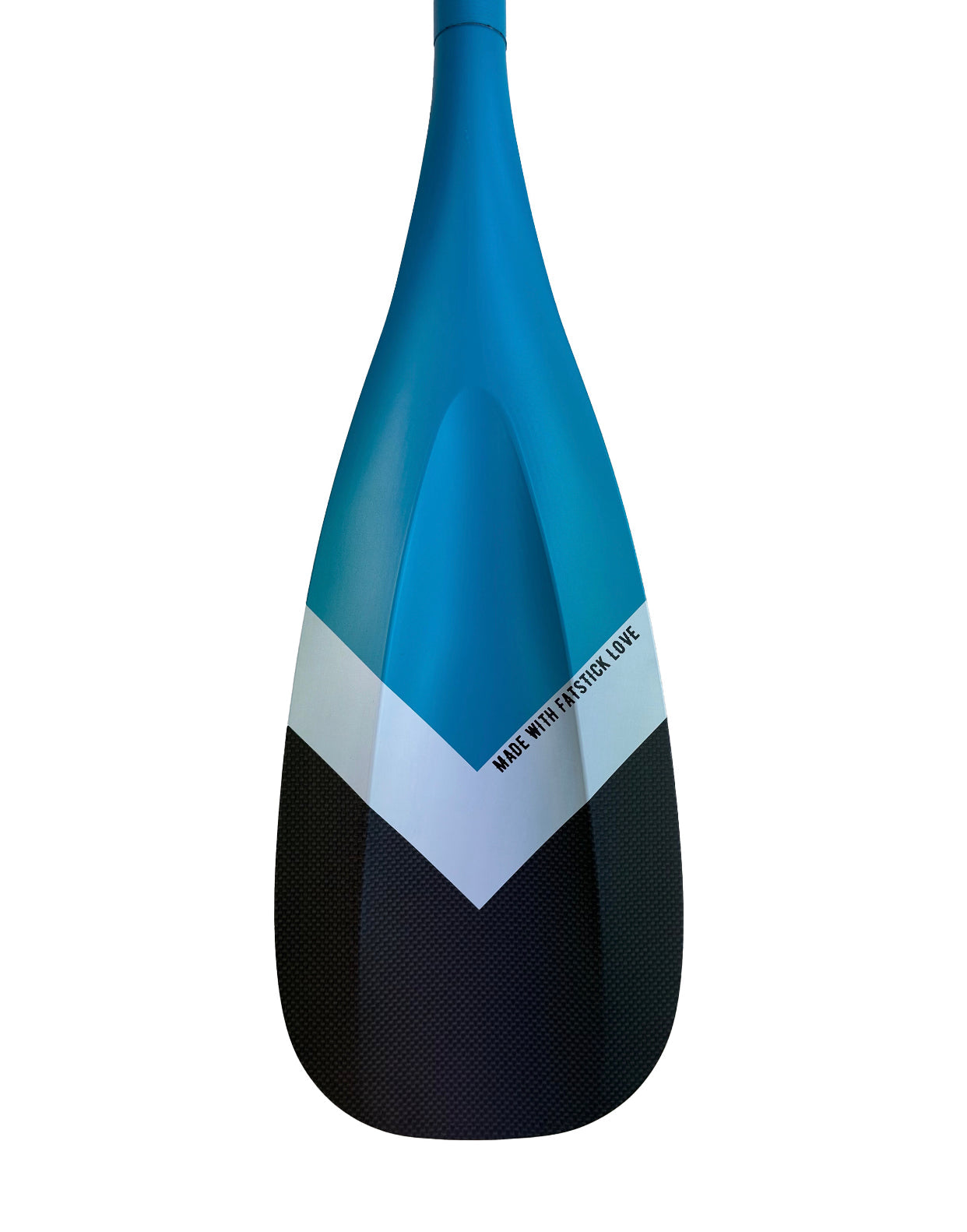 3 Piece Full Carbon Paddle Board Paddle - Blue/Pink/Black - With Free Bag