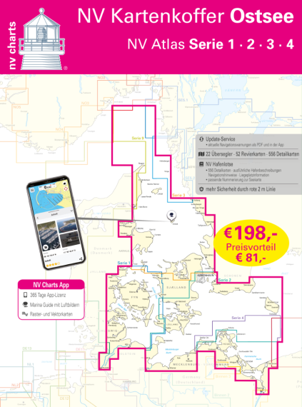 NV Atlas Chart Box - Germany - Series 1, 2, 3 & 4 - Boat-Stuff