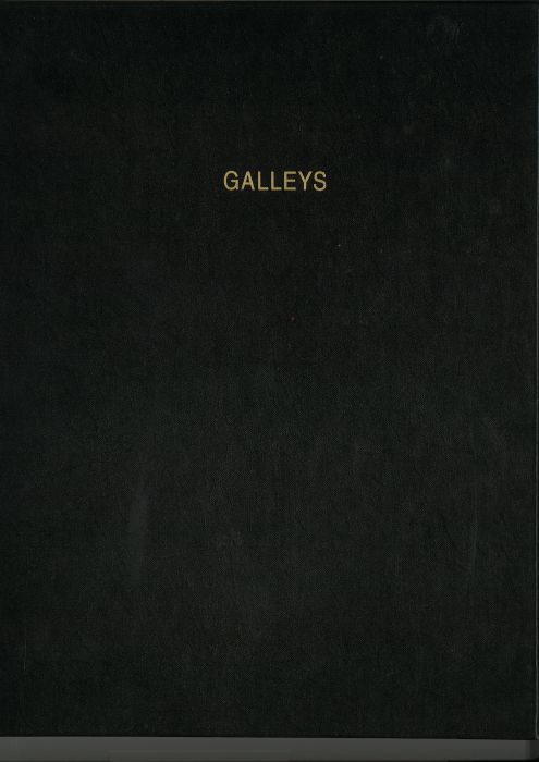 Galley Log Book
