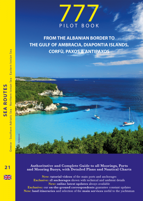 777 Pilot Book - From the Albanian border to the Gulf of Ambracia, Diapontia Islands, Corfù, Paxos & Antipaxos