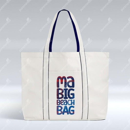 Ma Big Beach Bag - Big Tote Bag by Pureminted