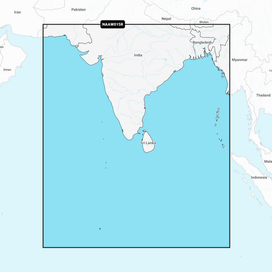 Navionics + AW015R Indian Subcontinent Chart
