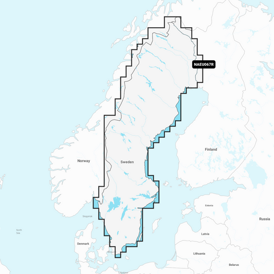 Navionics EU067R Sweden Lakes & Rivers Chart