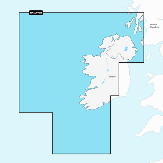Navionics EU075R Ireland West Coast Chart