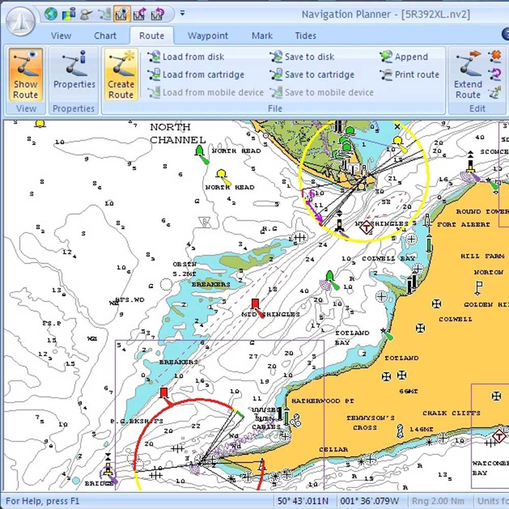 Navionics Navigation Navigation Navigation Planner | PC route