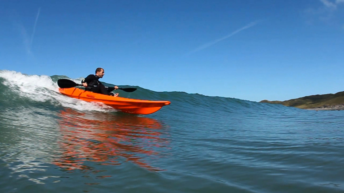 Surf Solo Kayak | Plastic Neutral | Orange | Agile & Fun