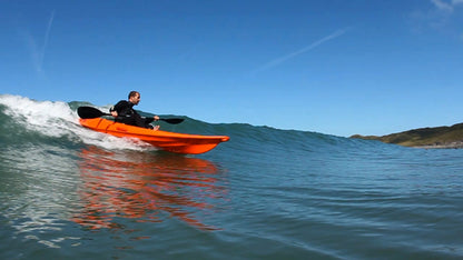 Surf Solo Kayak | Plastic Neutral | Orange | Agile & Fun