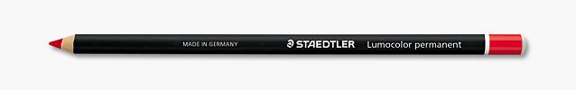STAEDTLER Lumocolor® Permanent Glasochrom - Red