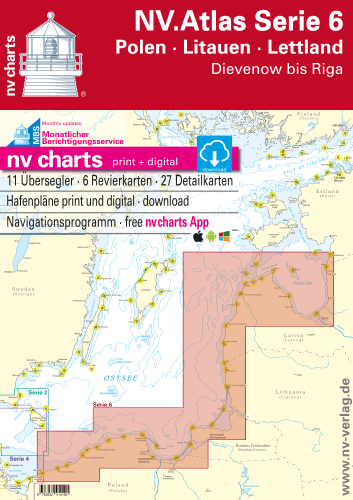 NV Atlas Germany DE 6 - Baltic Series - Polen, Litauen & Lettland - Boat-Stuff