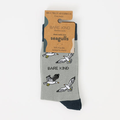 Save the Seagull Bamboo Socks