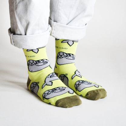 The Belly Sliding Bamboo Socks Duo