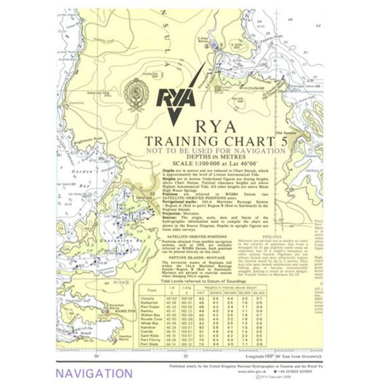 RYA Training Chart TC5 - Southern Hemisphere