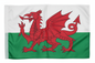 Welsh Dragon 12 x 9 Courtesy Flag Polyester - Boat-Stuff