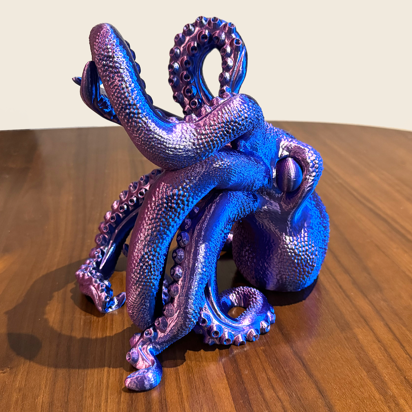 Octopus Wine Bottle Holder | 3D Printed Nautical Kitchen Decor