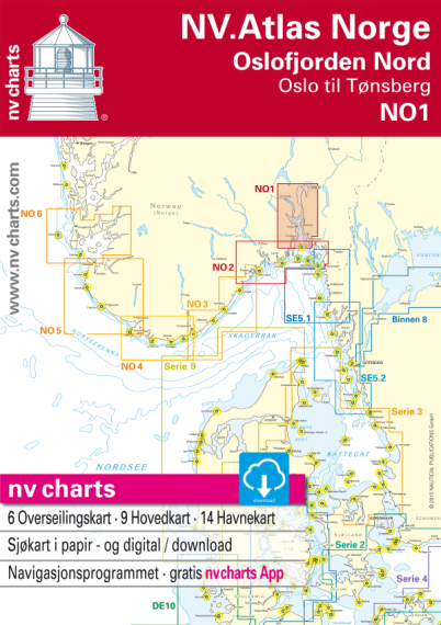 NV Atlas Norway NO 1 - Oslofjord Nord (Oslo til Tønsberg) - Boat-Stuff