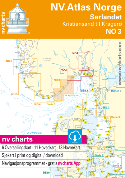 NO 3: NV.Atlas Norge - Sørlandet Øst (Kristiansand til Kragerø)