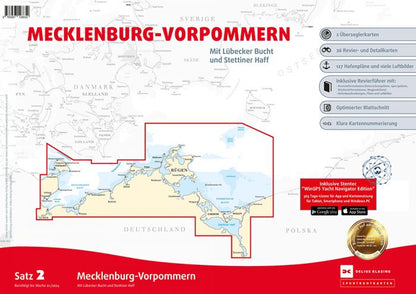 Sportbootkarten Satz 2: Mecklenburg-Vorpommern