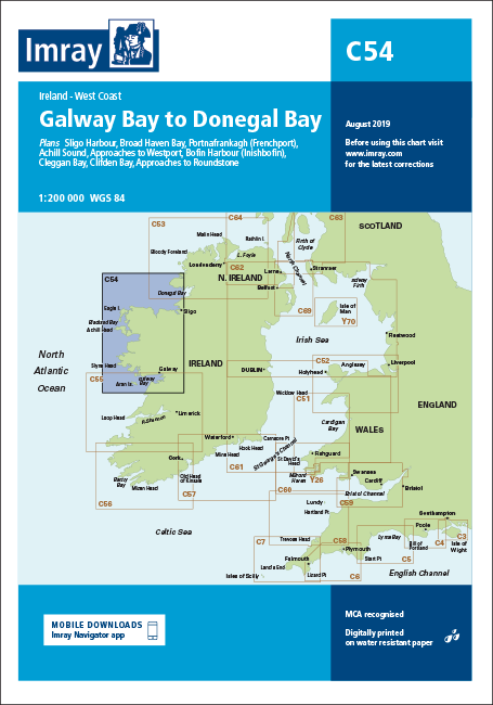 C54 Galway Bay to Donegal Bay (Imray Chart)