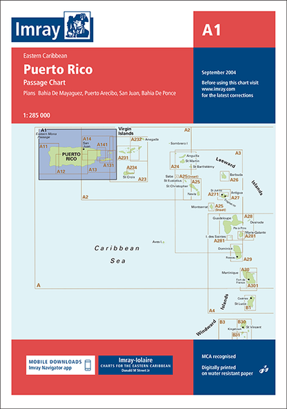 A1 Puerto Rico (Imray Chart) - Boat-Stuff