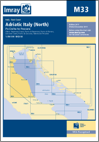 M33 Adriatic Italy - North (Imray Chart)