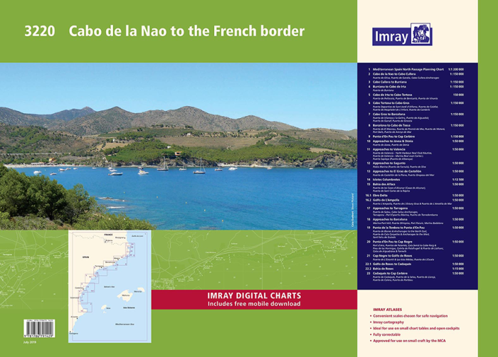 Imray Chart Pack - Wirobound - 3220 Cabo de la Nao to the French